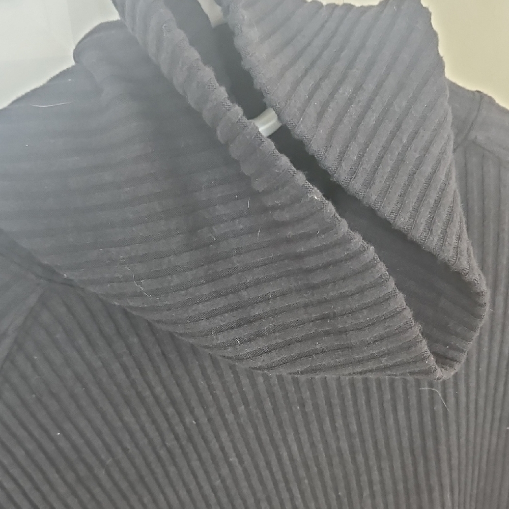 Joah Brown Black Ribbed Knit Tunic - Picture 2 of 9